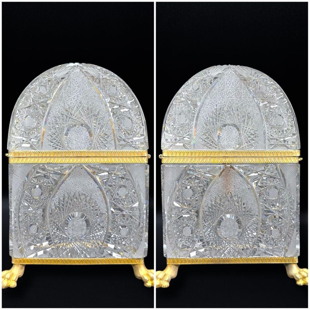 【希少/美品】MARTIN BENITO クリスタル ガラス ボックス 小物入れ