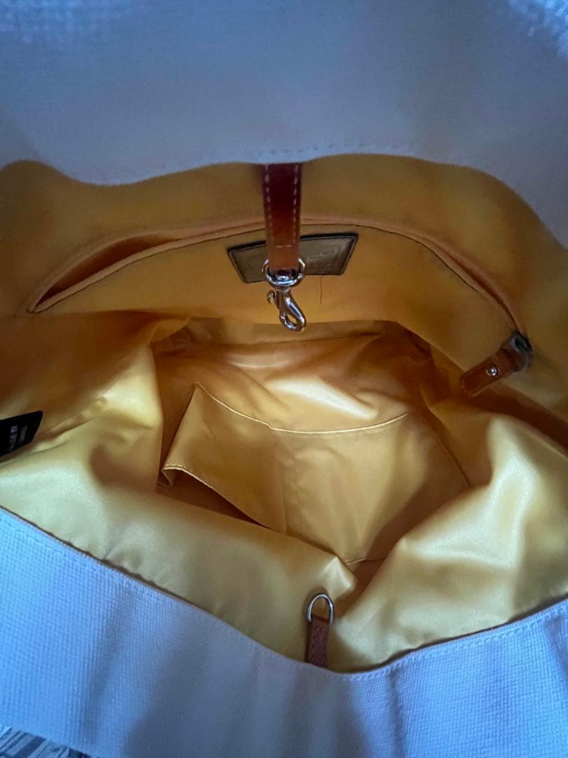 激レア COACH POPPY トートバッグ キャンバス GOLDY