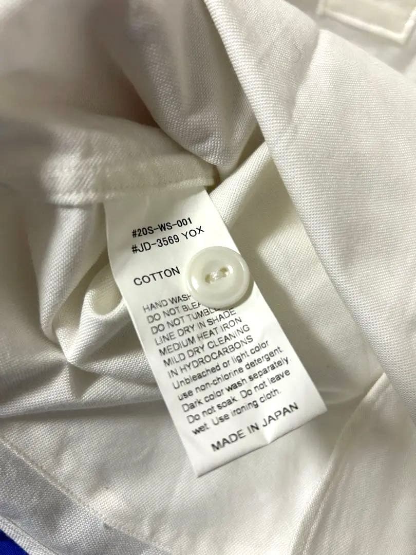 DANTON ダントン オックスフォード ラウンドカラープルオーバーシャツ 40