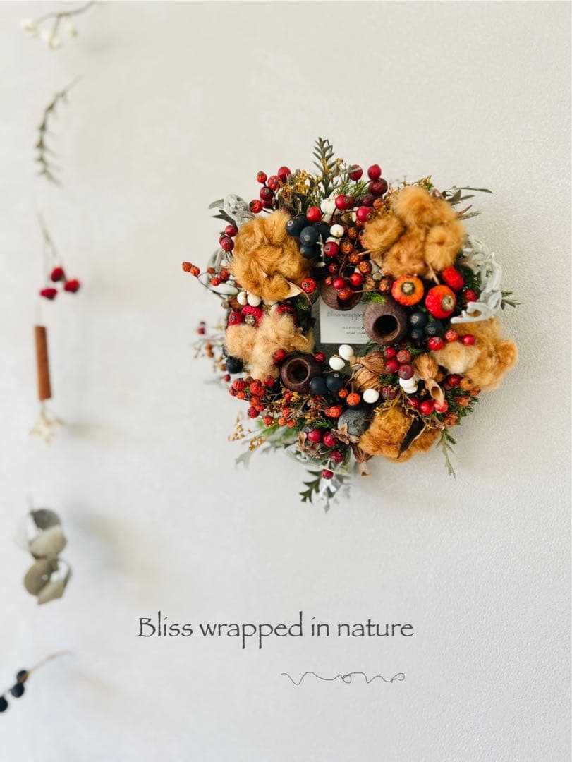 ももhappy☆様 Merry 静かな森のクリスマスリース　他1点 おまとめ