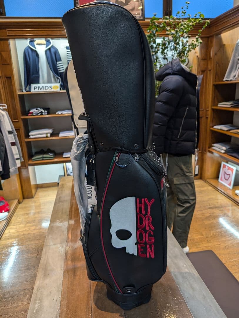 あ*様 HYDROGEN スカルデザイン キャディバッグ