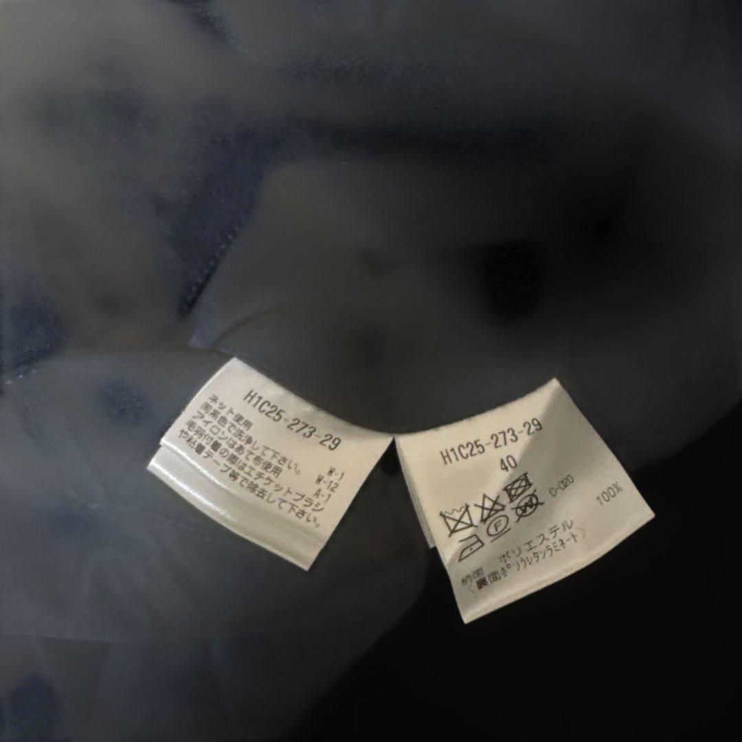 美品　マッキントッシュフィロソフィー　ネイビー ステンカラーコート