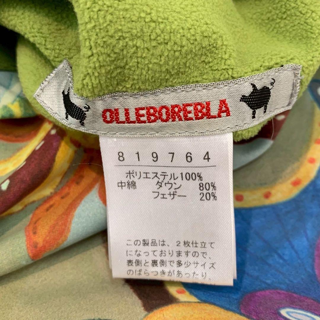 美品✴︎アルベロベロ ブタさん 花柄 リバーシブル ダウンベスト