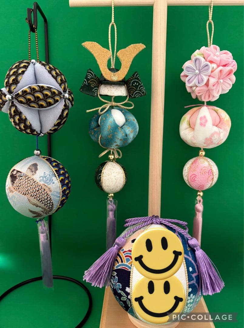 専用　兄妹　姉弟　つるし飾り　吊るし飾り　兜　花鞠　鞠　さるぼぼ　ほおずき