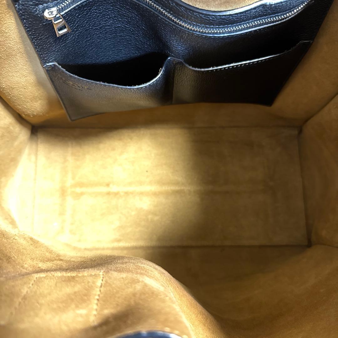 LOEWE 【ロエベ 】バックルトートバッグ ブラック グレインレザー