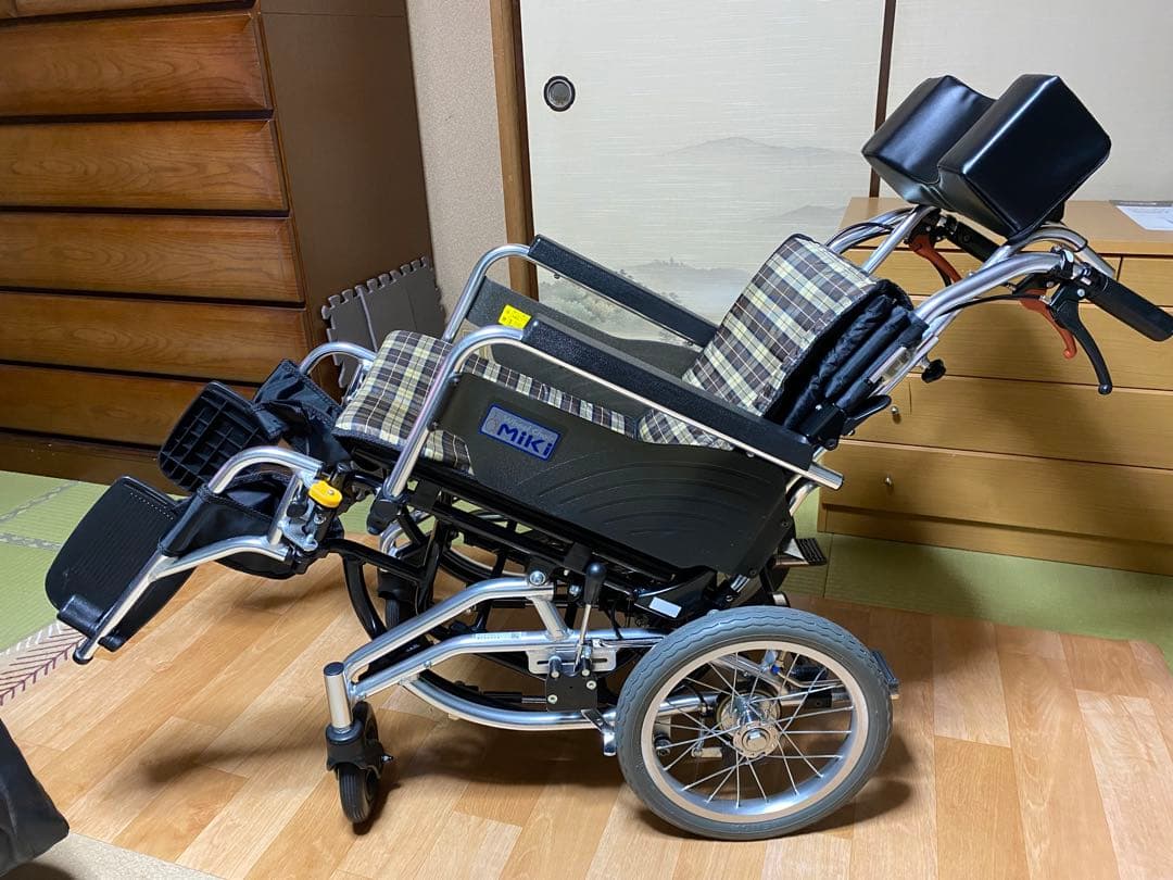 MIKI ミキ 介助式リクライニング車椅子 ティルトSKT-7