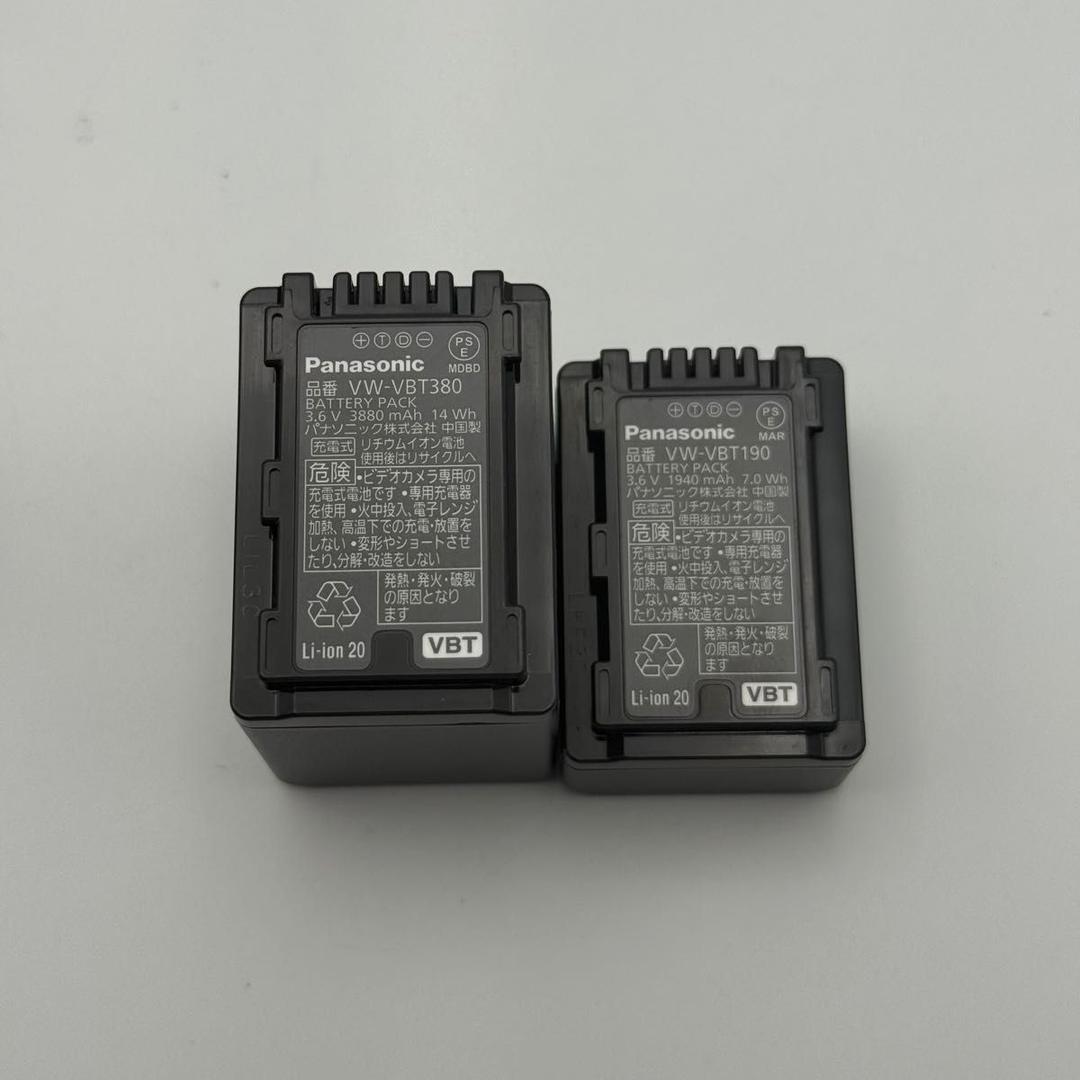 【美品】Panasonic HC-VX985M ホワイト　4Kビデオカメラ