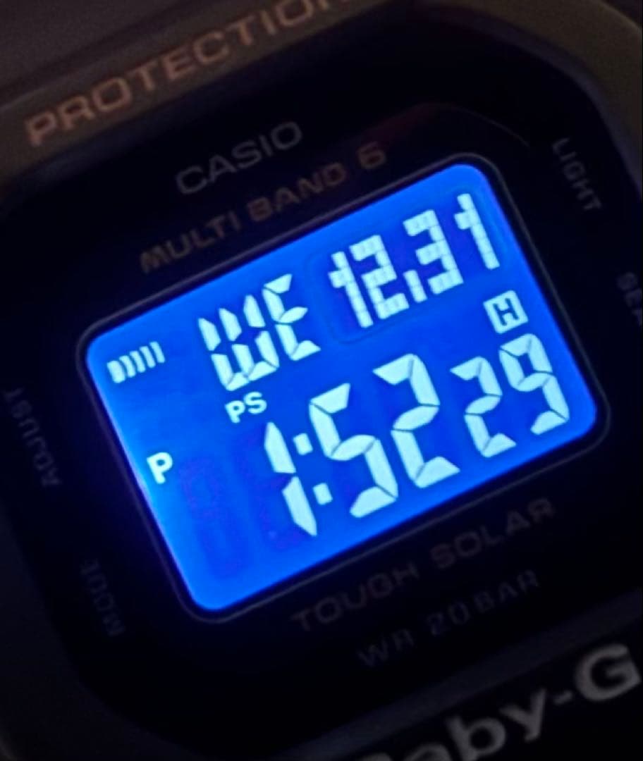 【美品】CASIO Baby-G 電波ソーラー BGD-5000UET