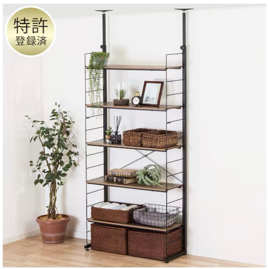 【中古品】Nポルタシリーズ スチールラック 5枚棚