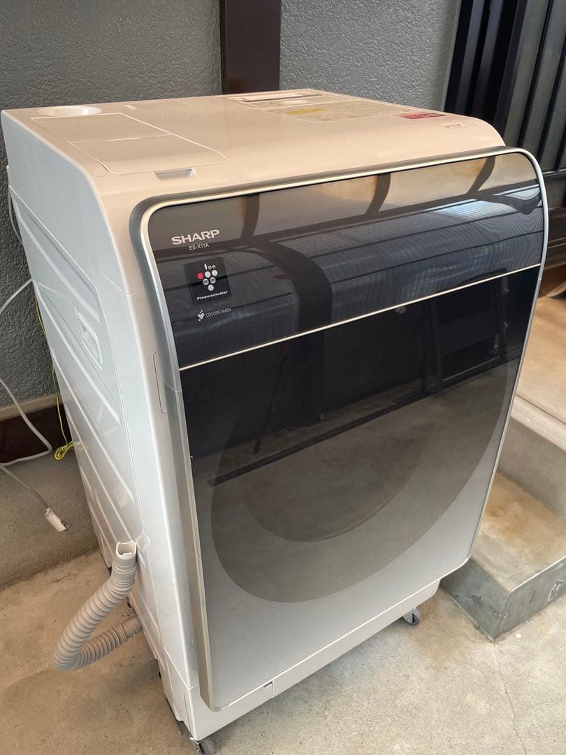【納得の乾燥力❗️最上位機種❗️】シャープドラム式洗濯機ES-X11A-SL