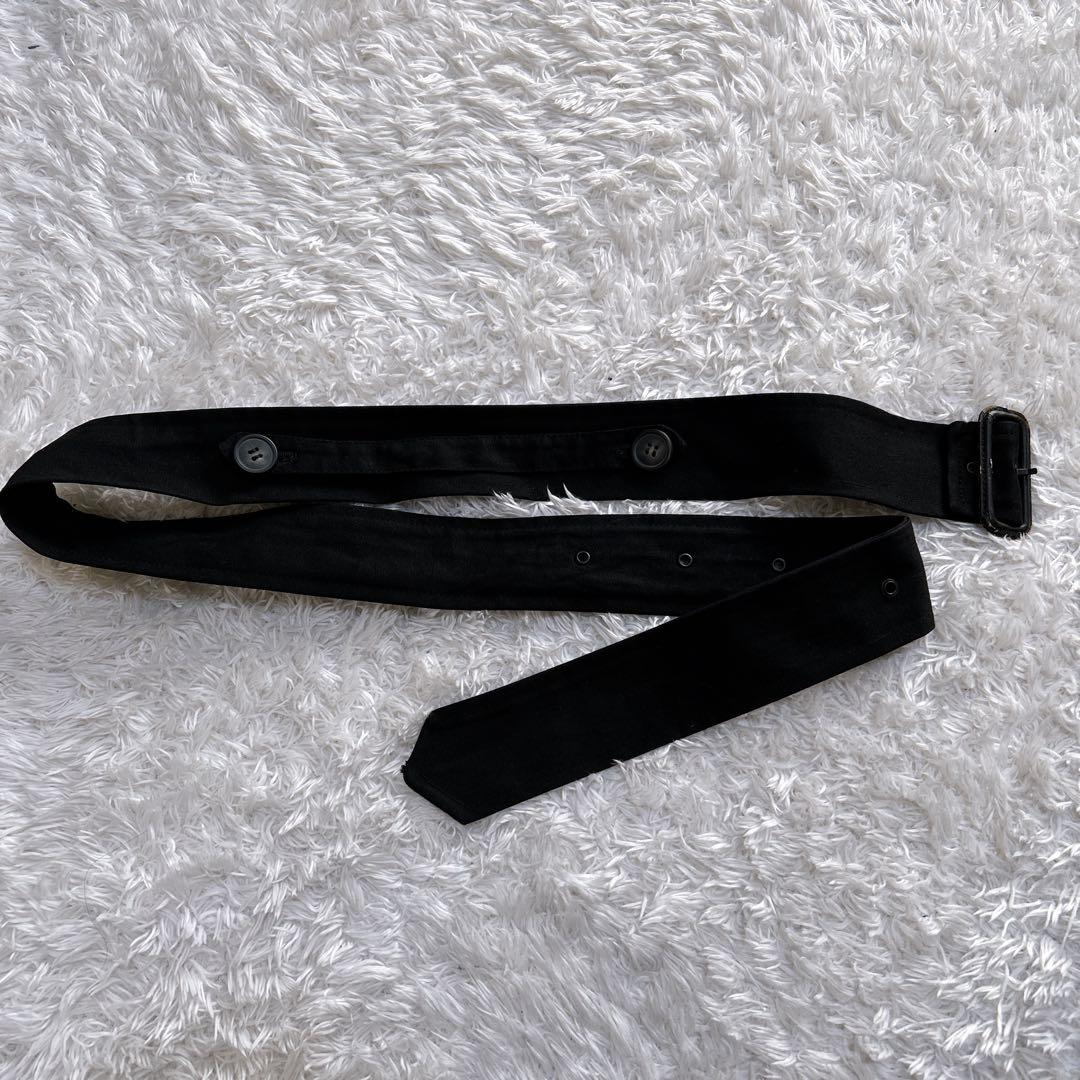 希少✨a.p.c トレンチコート　ブラック　ベルト　ロング　ダブル