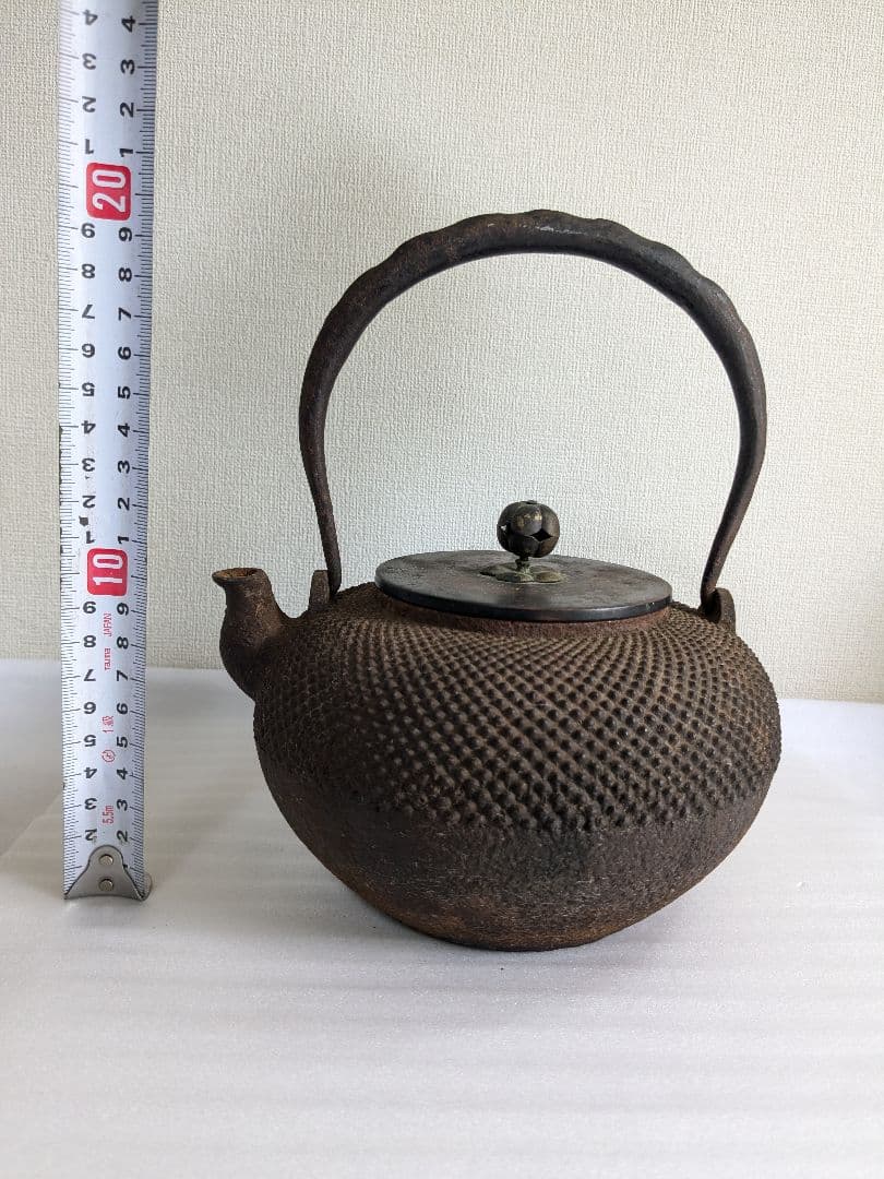 龍文堂 あられ 鉄瓶 ヴィンテージ