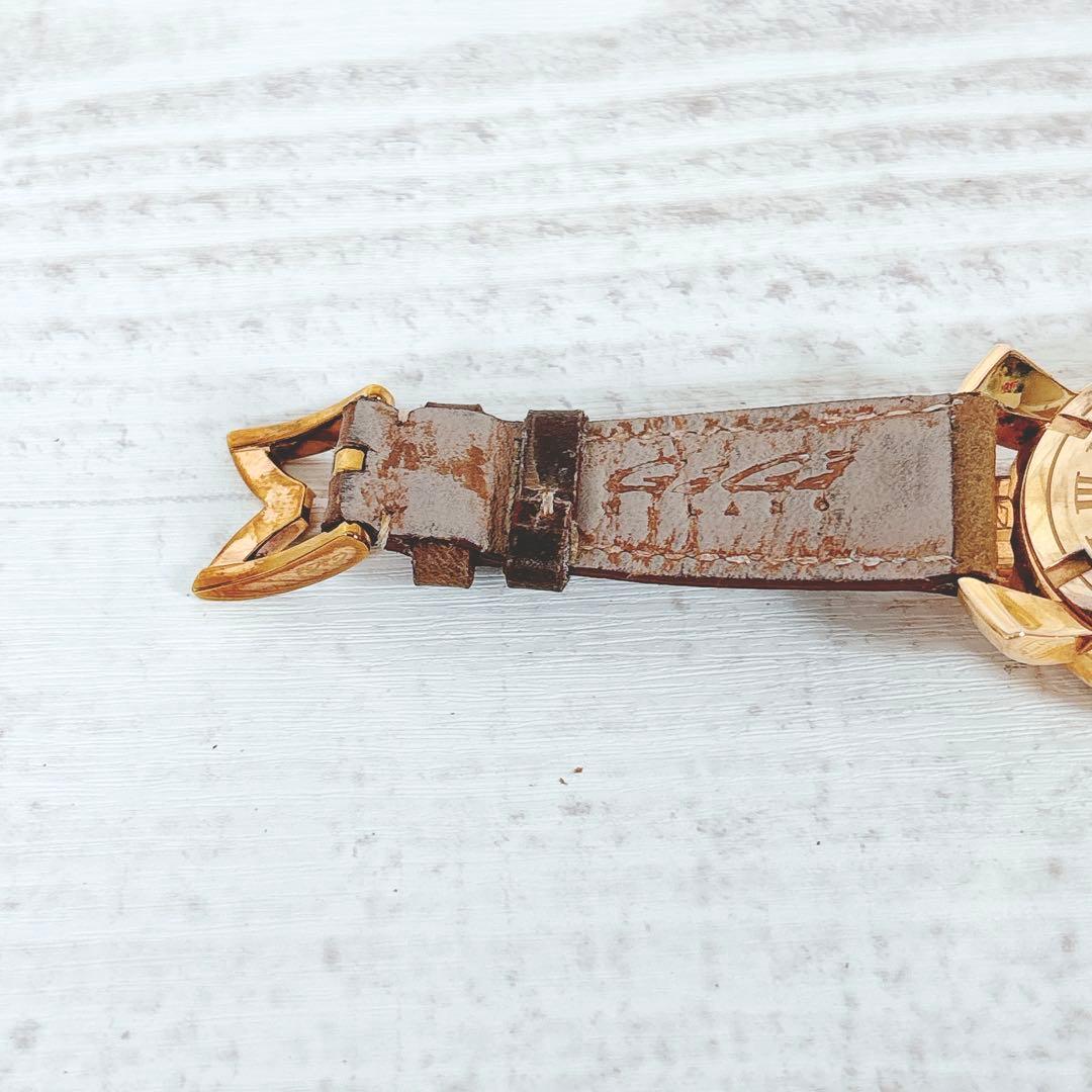 【美品】 ガガミラノ メンズ 腕時計 クォーツ マヌアーレ マニュアーレ 稼働