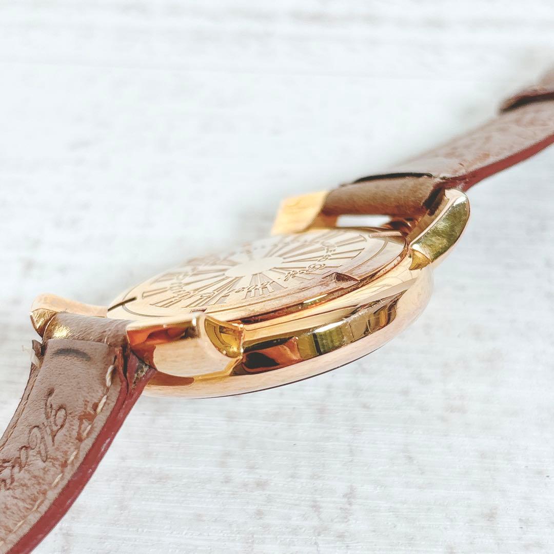 【美品】 ガガミラノ メンズ 腕時計 クォーツ マヌアーレ マニュアーレ 稼働