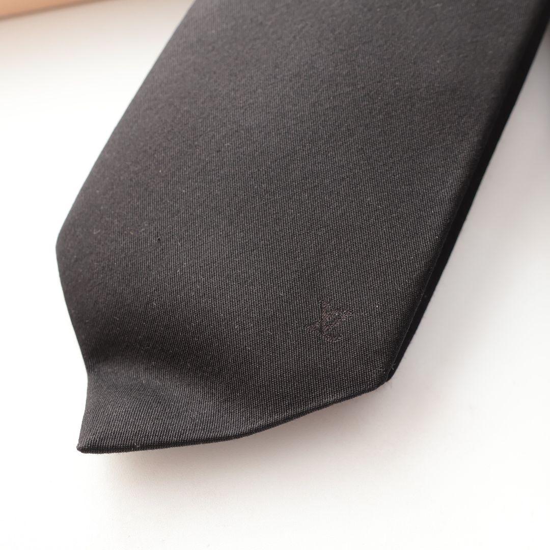 未使用 ルイ・ヴィトン LOUIS VUITTON ブラック ネクタイ