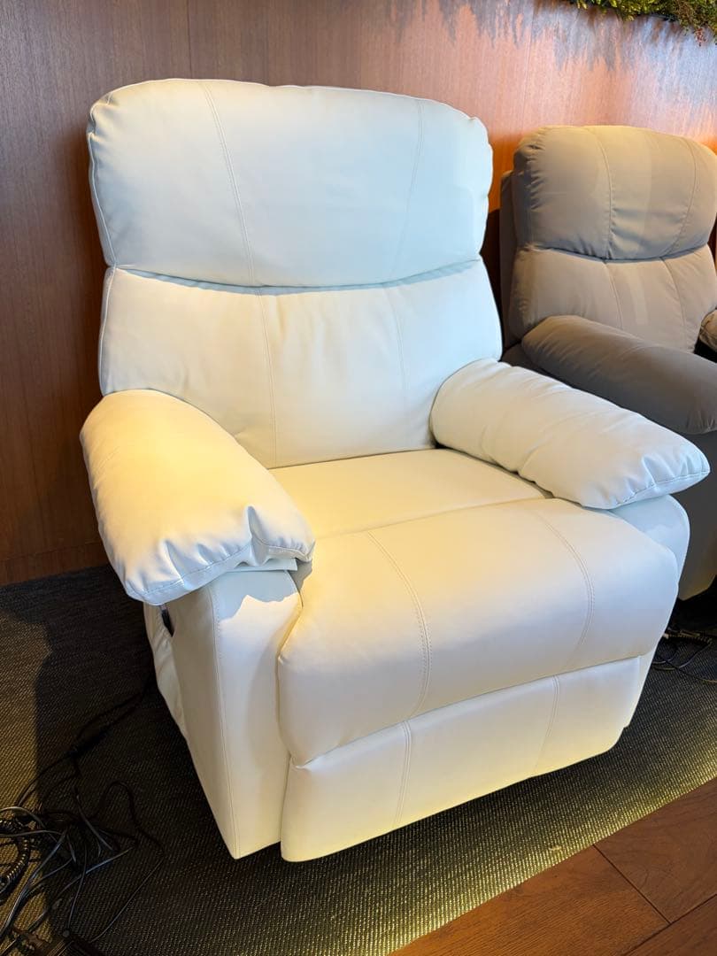 リクライニング機能付き1人掛けソファ 3脚セット