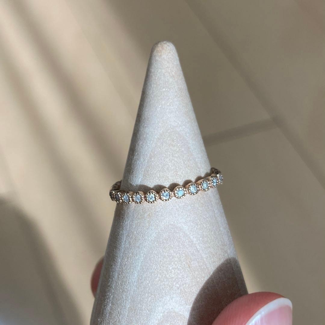 （⭐︎ムギワラ⭐︎）アガット　フリルリング（11号）