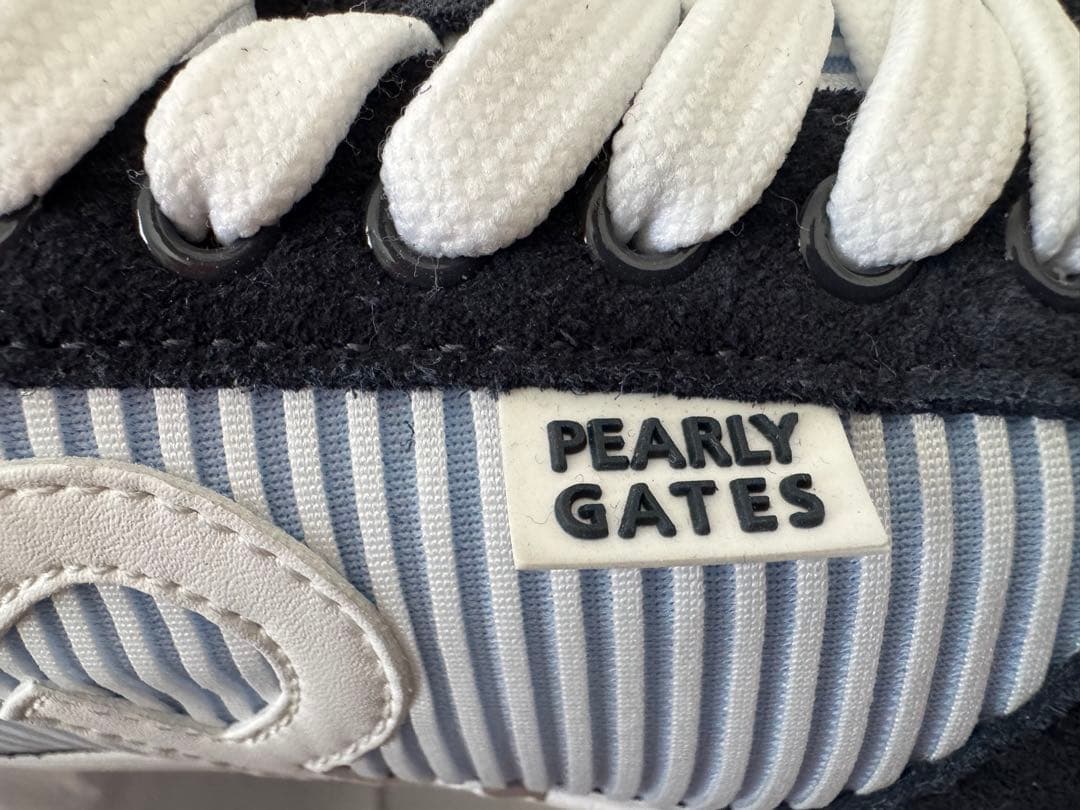 新品未使用PEARLY GATES ゴルフシューズ24センチネイビー/ホワイト