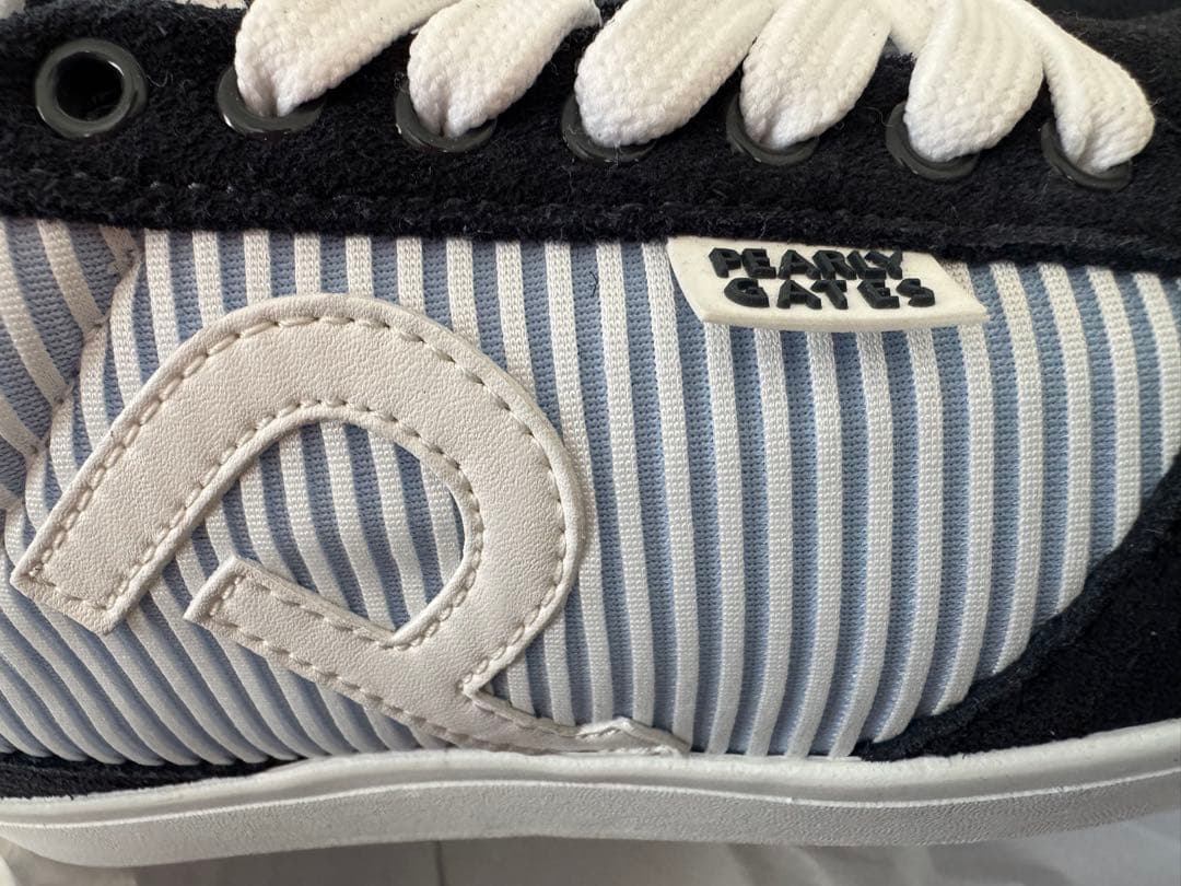 新品未使用PEARLY GATES ゴルフシューズ24センチネイビー/ホワイト