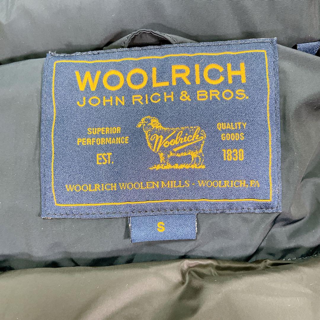 【美品】ウールリッチ　タヌキファー　ネイビー　3way ダウンベスト　Sサイズ