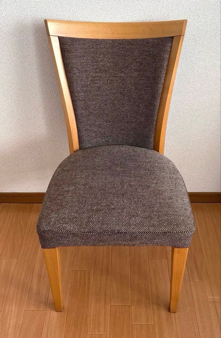 フランスベッド ダイニングチェア 木製チェアー　ミドルバッグチェアー１脚