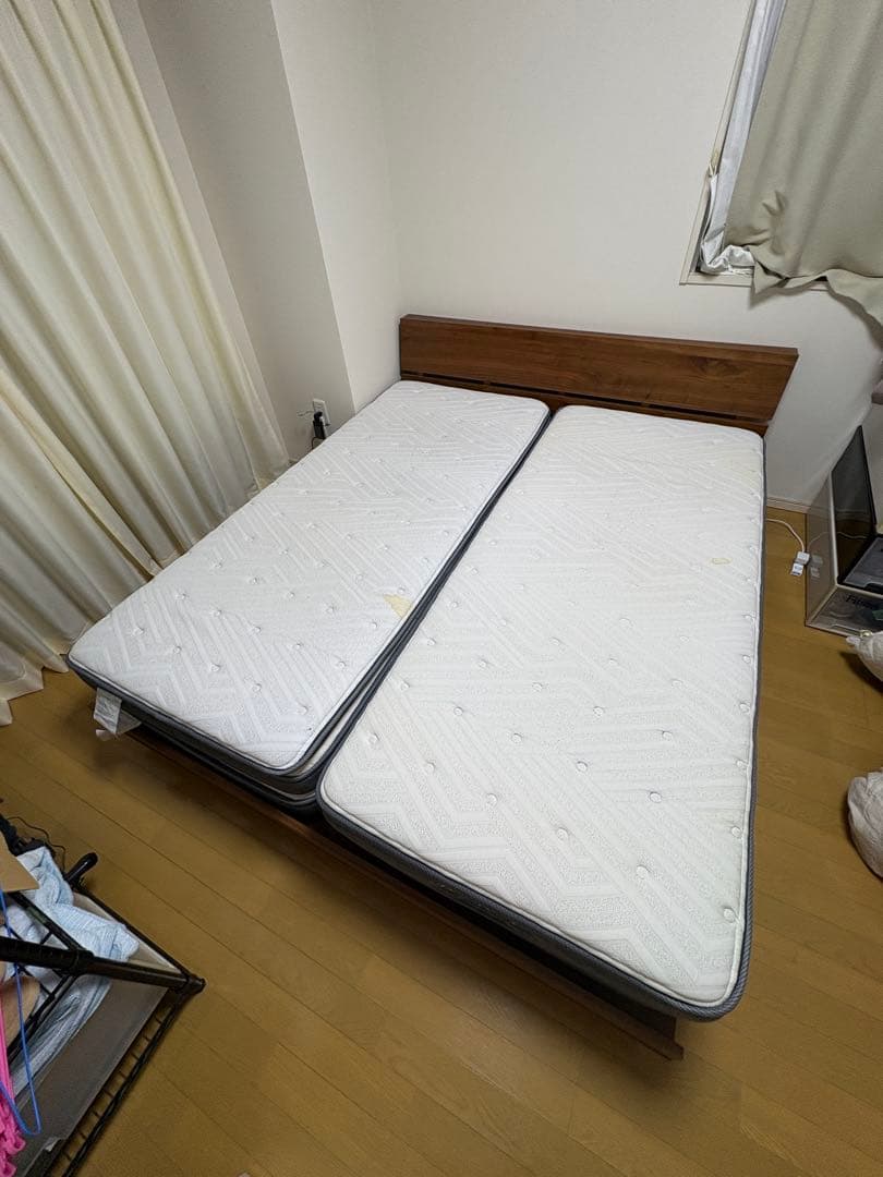 ニトリN-sleep H3-02CR&H-02CR シングルマットレス2個セット