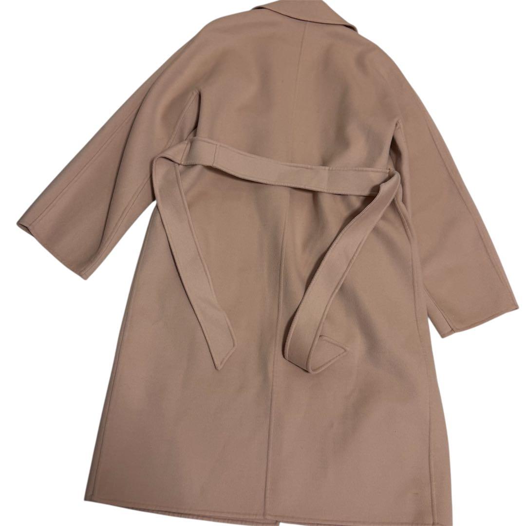 MAX MARA マックスマーラ クチートアマーノ ピンクベージュ ウールコート