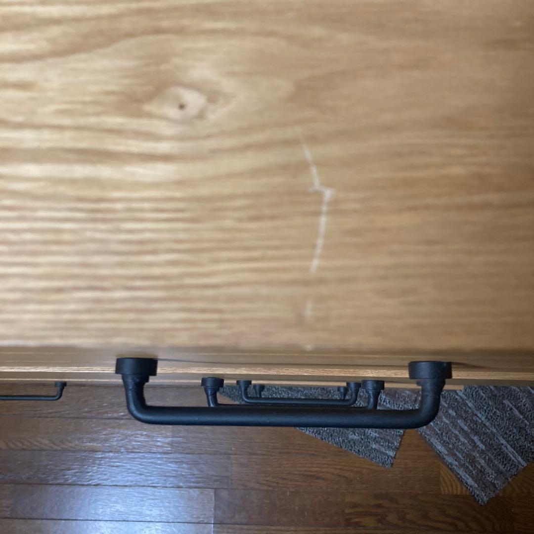 LOWYA 木製チェスト 整理箪笥 タンス4段 引き出し5個 88×42×102