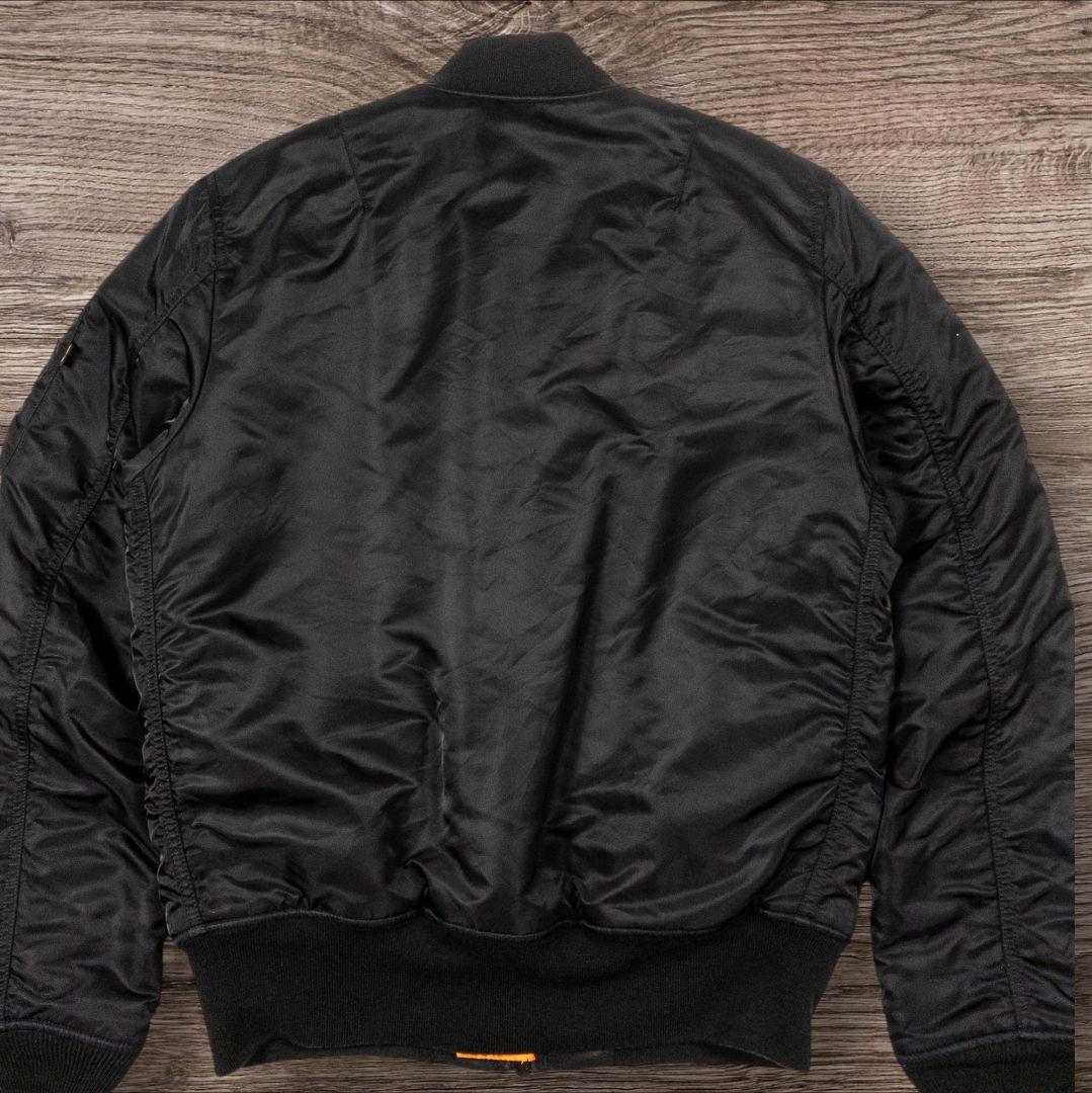 ✸ALPHA✸ma1✸ブラック✸Lサイズ✸リバーシブル✸ボンバージャケット