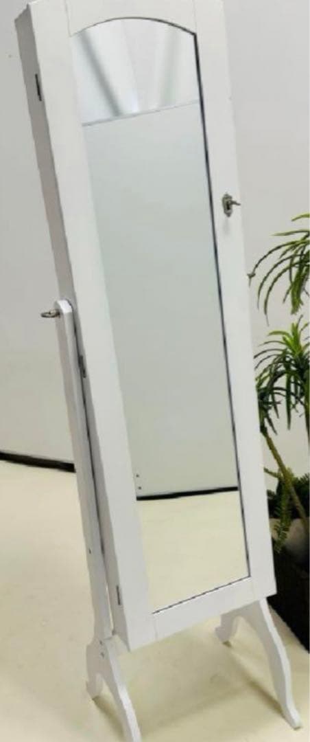 かわいい！フロアミラー 【姿見】 ピンク色♡