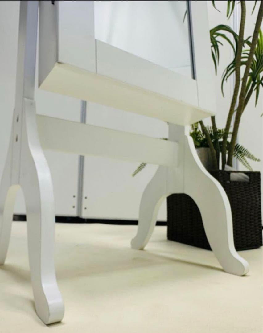 かわいい！フロアミラー 【姿見】 ピンク色♡