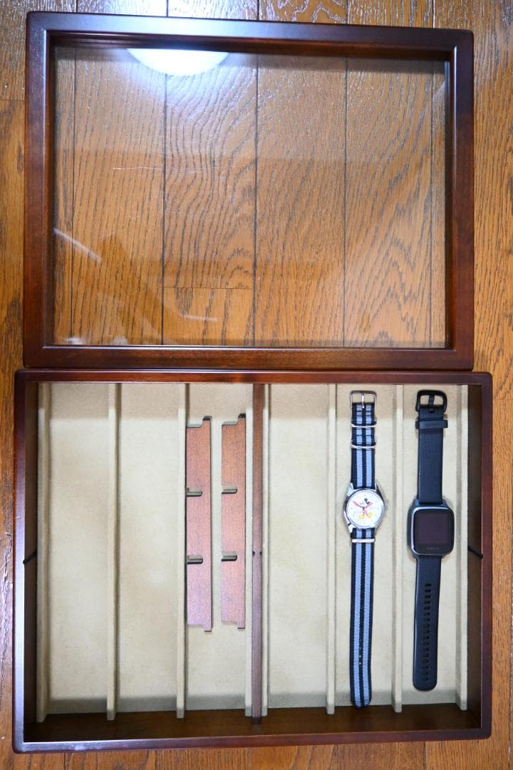 豊岡クラフト　ウォッチケース　蓋つき　美品