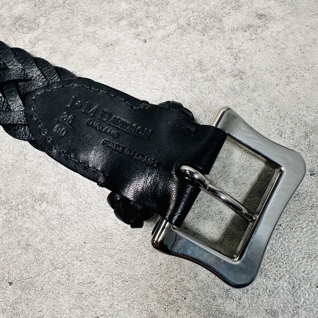 J&M Davidson メッシュベルト 30mm 36/90 レザー ブラック