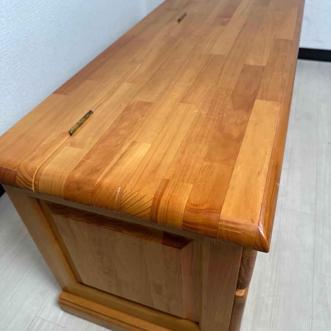 スペイン バレンシア タイル ベンチ チェスト ローボード 収納家具 is2※