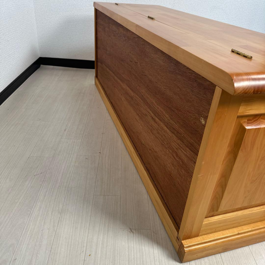 スペイン バレンシア タイル ベンチ チェスト ローボード 収納家具 is2※