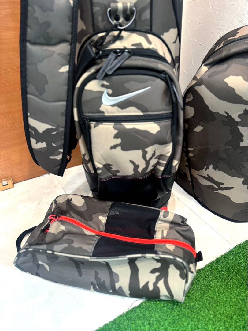 美品　即完売　ナイキ　NIKE 迷彩　カモ　キャディバッグ　スポーツカート