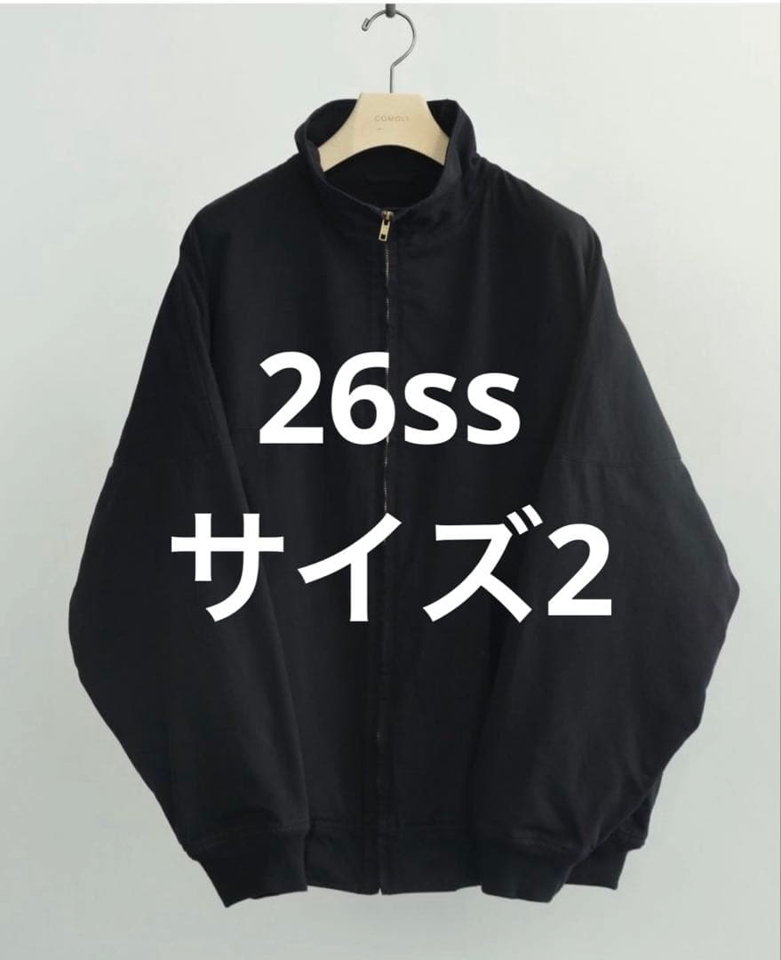 26ss COMOLI ポストワークツイルキャップショルダーブルゾン 2