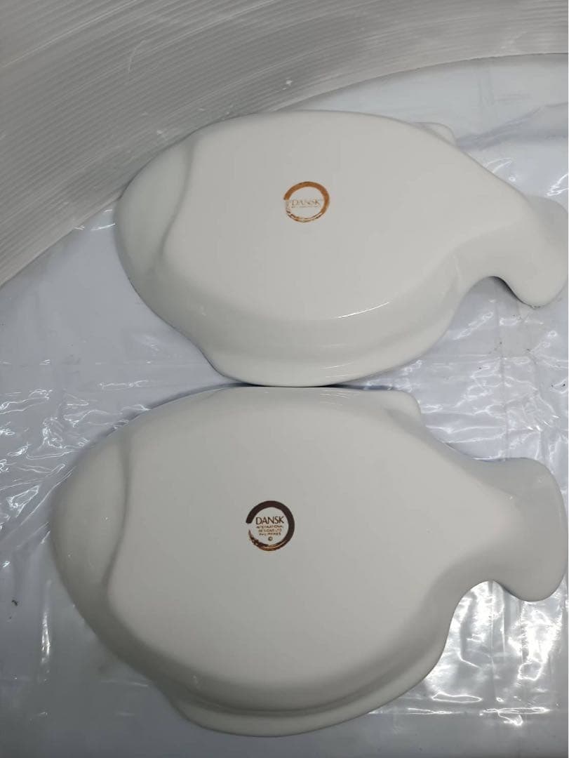 DANSK ダンスク フィッシュ プレート 魚 皿 大皿 3枚 セット