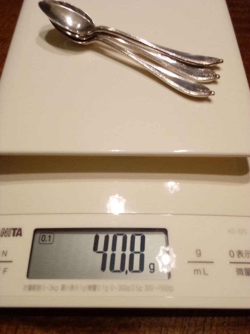 イギリス シルバーティースプーン ３本組 １９１５年