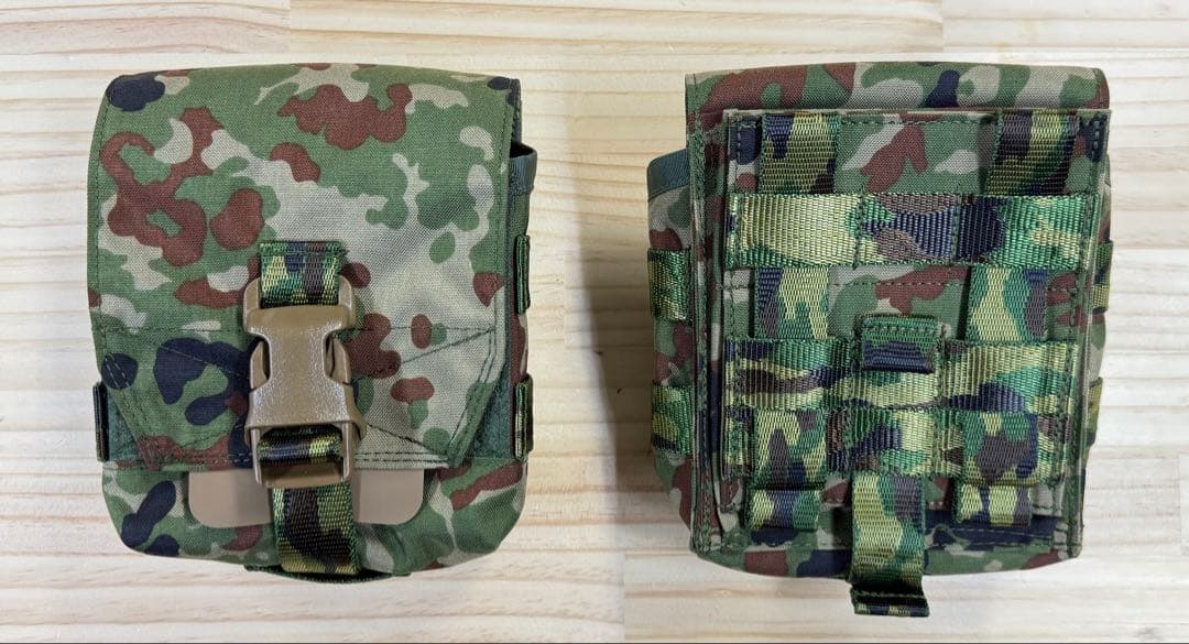 【さりえる】SpiritusSystems JSTAタイプポーチ　陸自迷彩