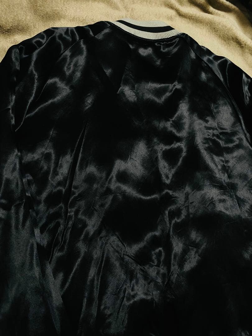 未使用 美品 DIVINE ２面用 レーヨン ちび 桜 日本限定 スカジャン