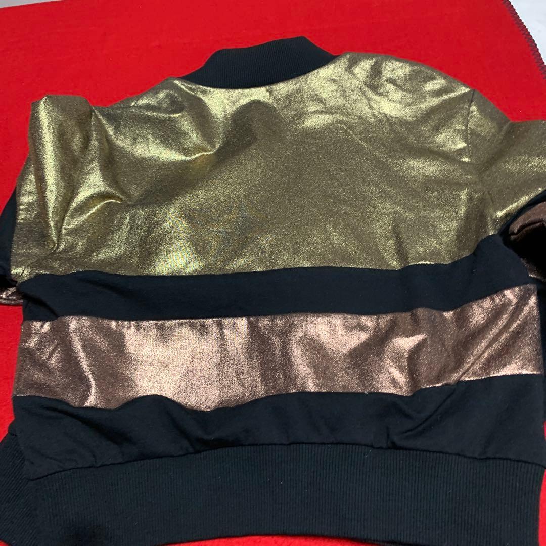 emanuel ungaro ボンバージャケット ゴールド