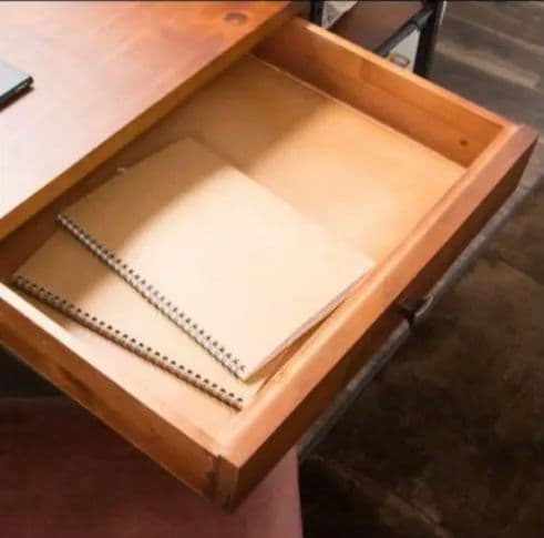 【フリッツ】天然木パイン材デスク ＋シェルフ