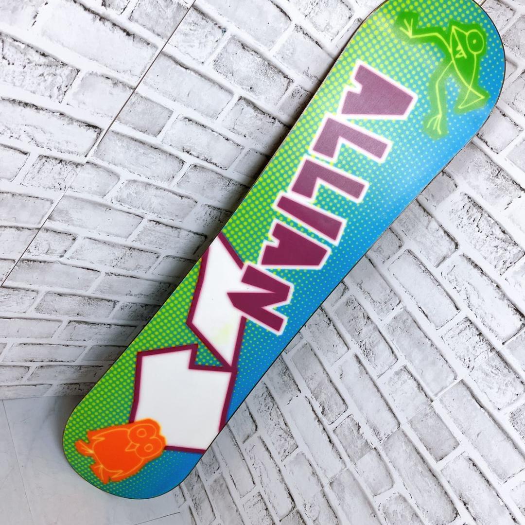 【美品】スノーボード ビンディング付 板 キッズ ジュニア K2 ALLIAN