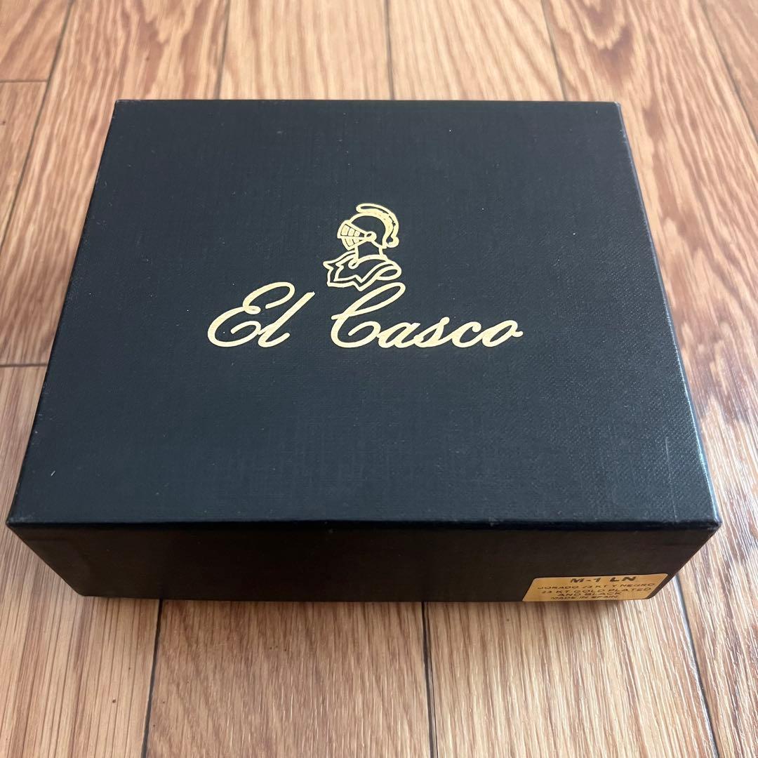 美品 スペイン製 エルカスコ 23KT ホッチキス ゴールド 18金 24金