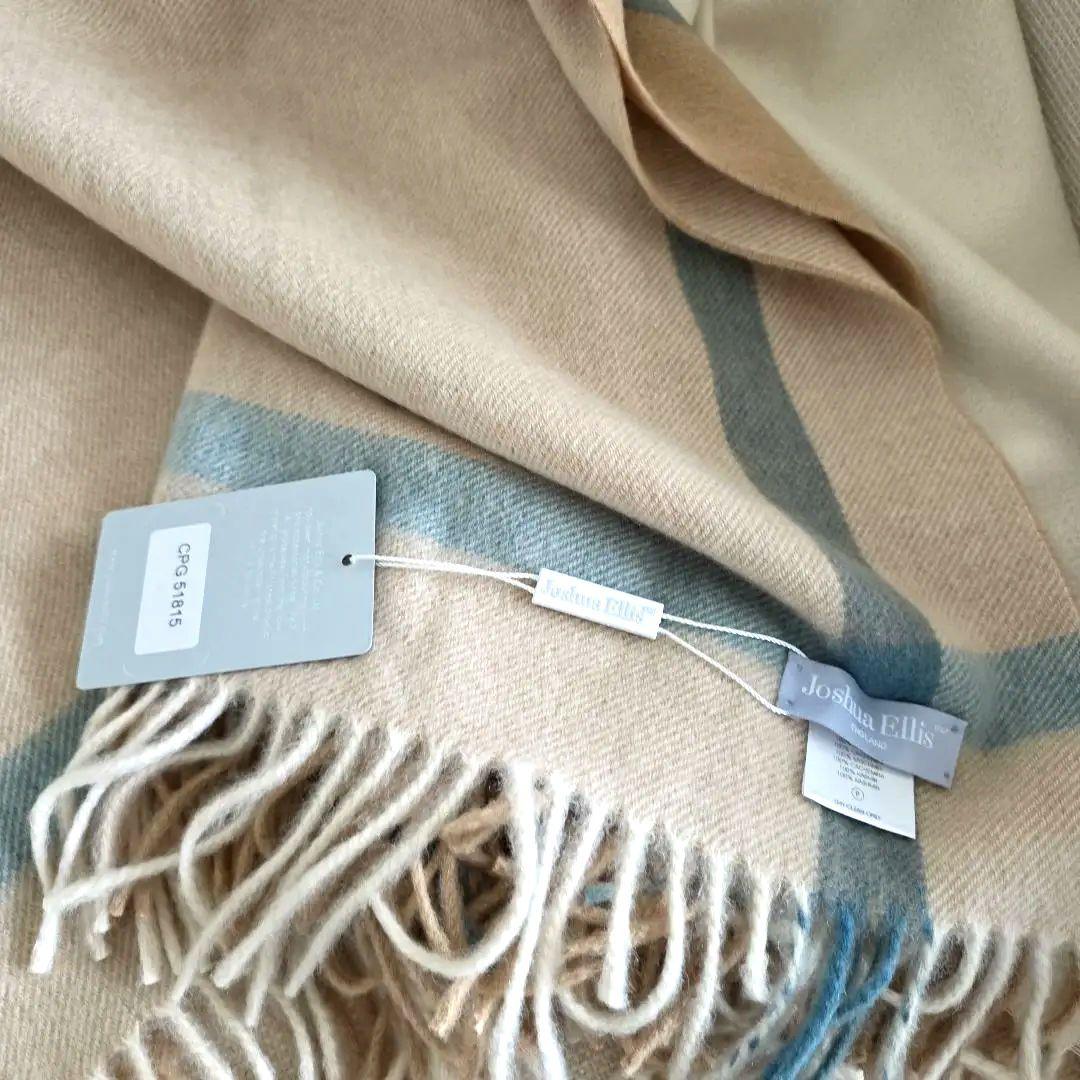 【新品未使用】ジョシュアエリス　カシミア　スローケット　正規品　防寒　セール