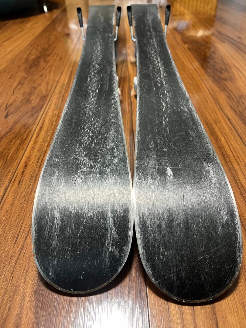 hedgehog　スキー 86cm 青/白 ポール付き　ブーツ16.0cm