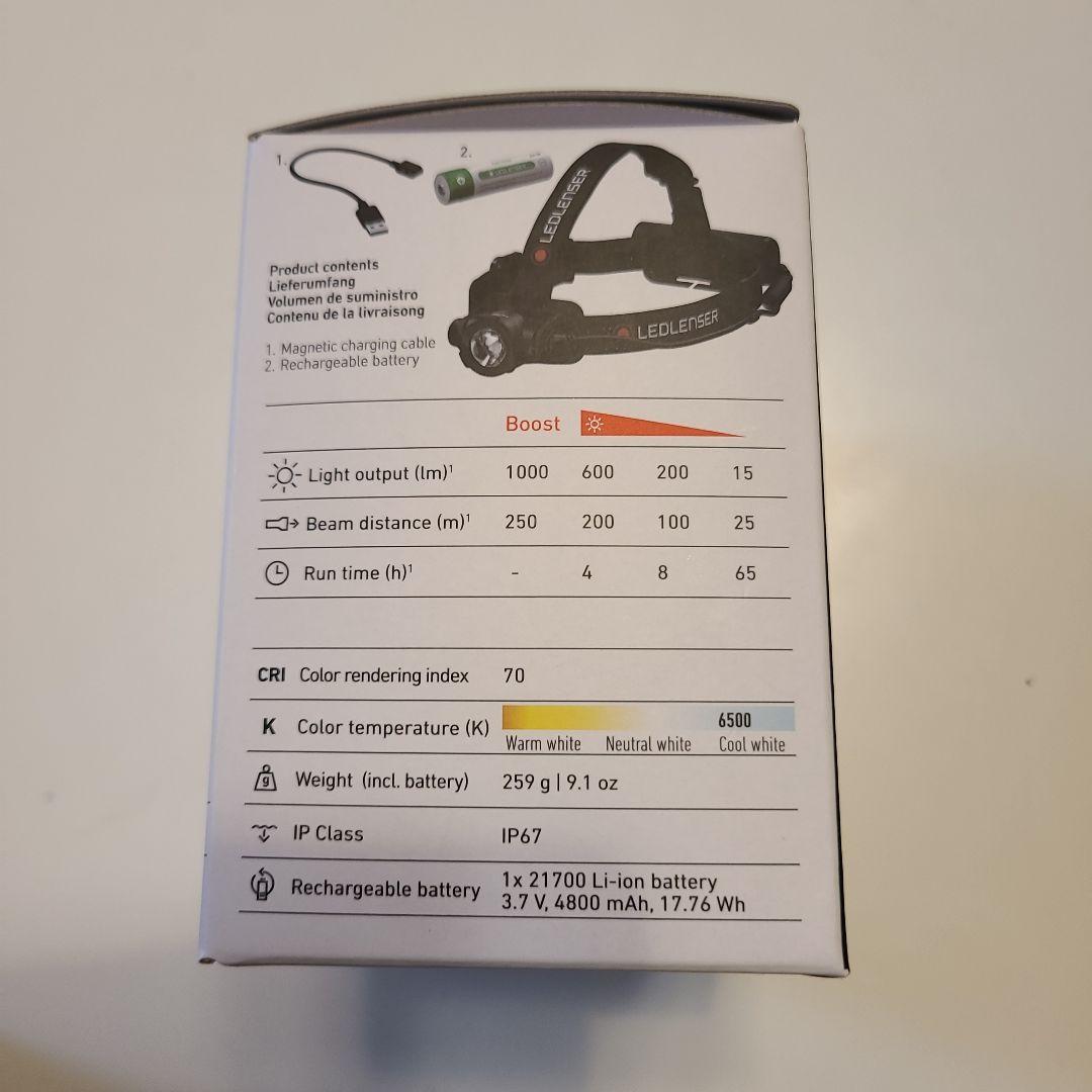 断捨離　LEDLENSER H7R CORE ヘッドランプ