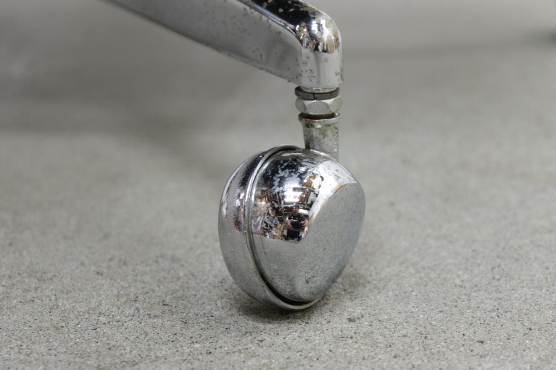 ヴィンテージ ハイバック キャスターチェア 合皮 オフィス 書斎 PC レトロ