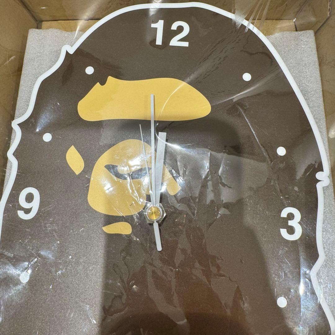 激レア　希少　A BATHING APE APE HEAD WALL CLOCK